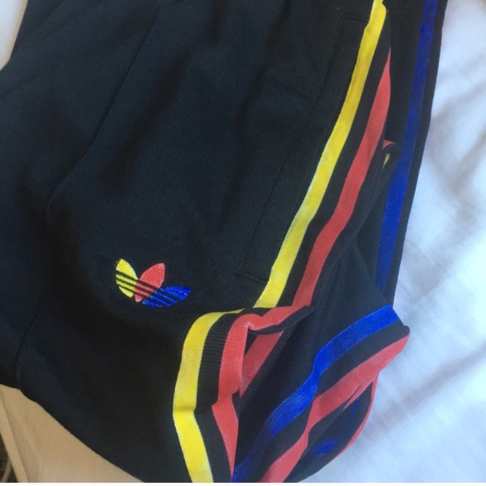 Primary hip hop style Adidas track pants